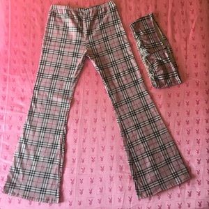 Pink Check Jeevans Twinset from Motel
